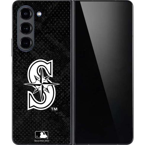 MLB Seattle Mariners Dark Wash Galaxy Z Fold5 5G Skin